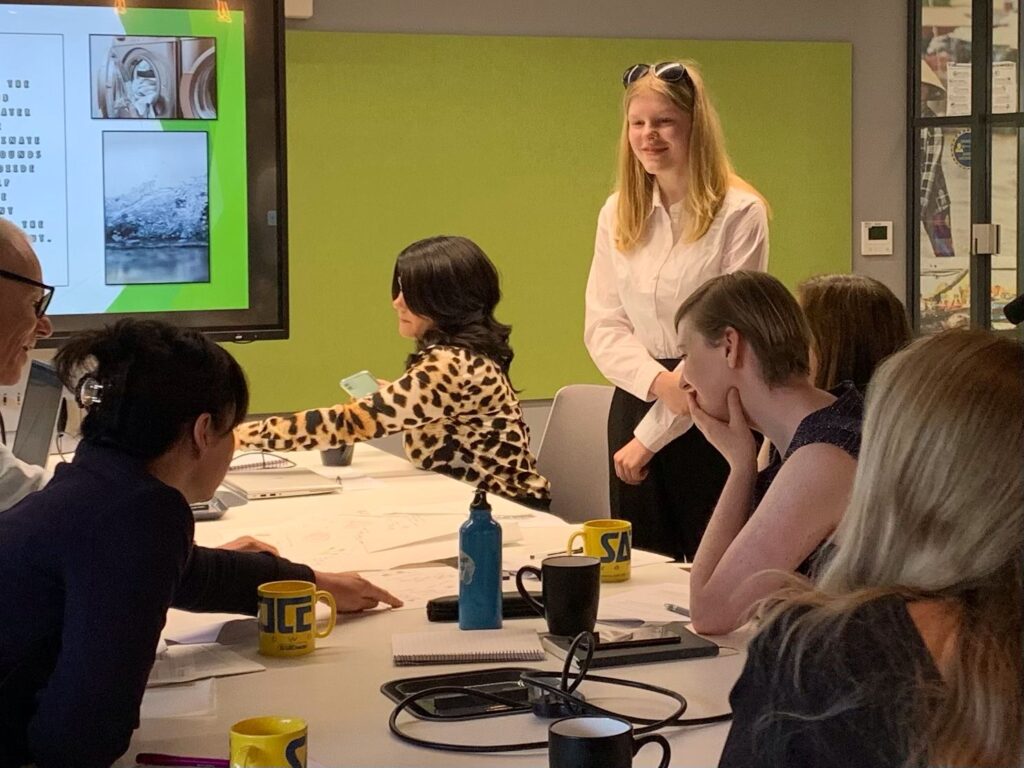 Ellie Daynes Presenting At Sustainability Challenge